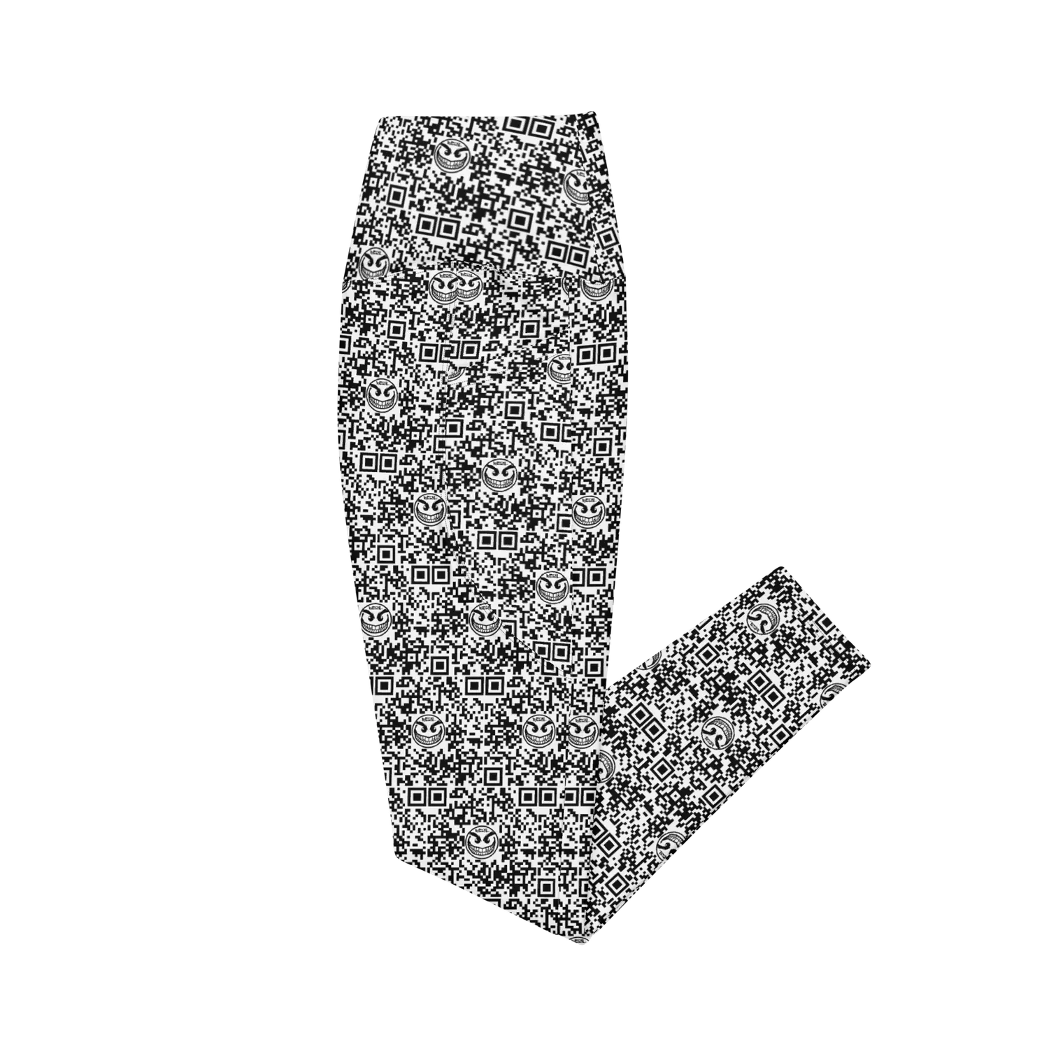 Razel Face QR Code Motif legging met zakken