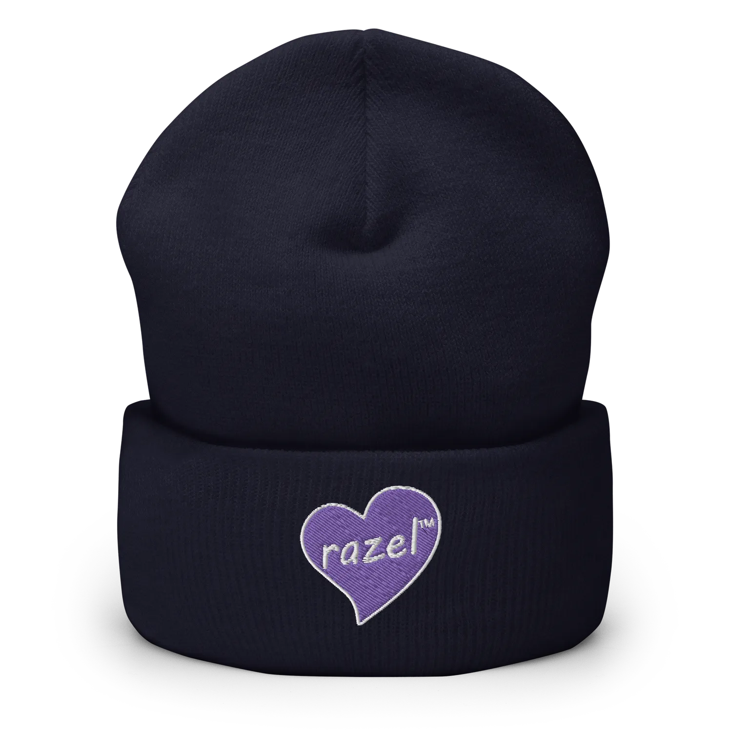 Razel Purple Hearted muts zwart unisex