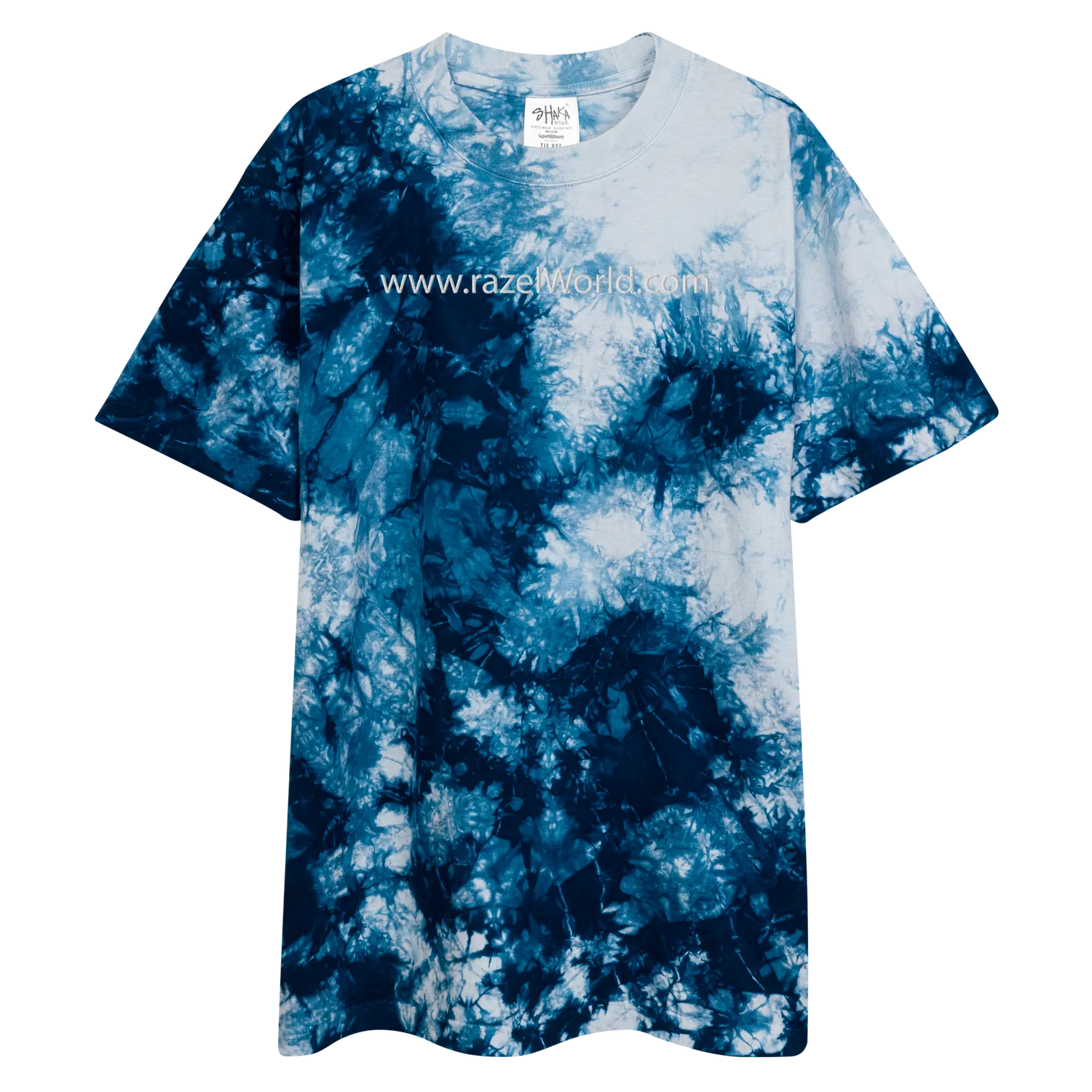 Razel www.razelWorld.com oversized T-shirt katoen rainbow