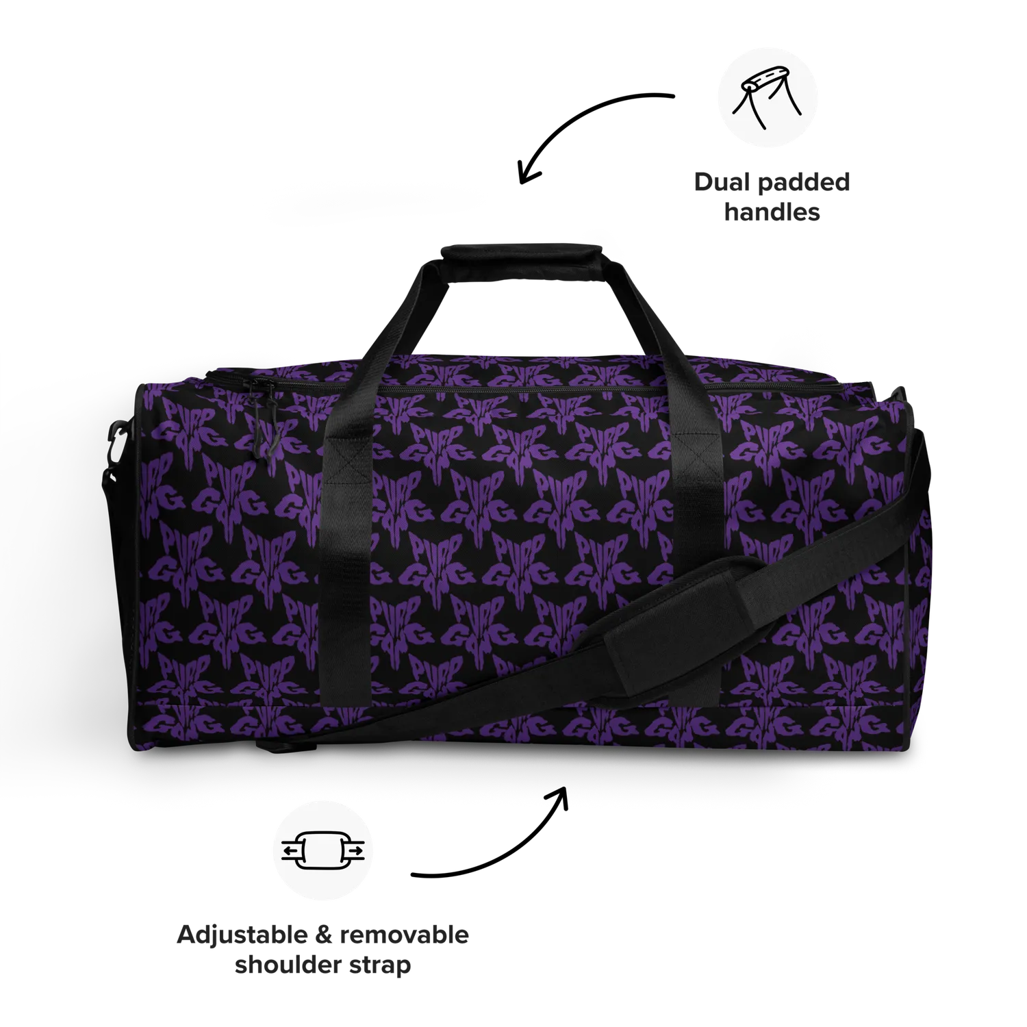 Razel Purp Gang Rock Star sporttas 22 inch polyester
