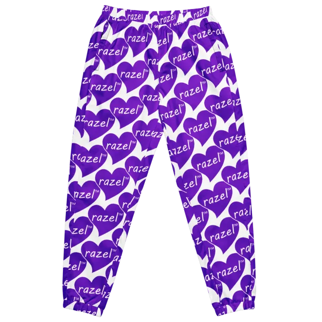 Razel Purple Hearted trainingsbroek zwart polyester