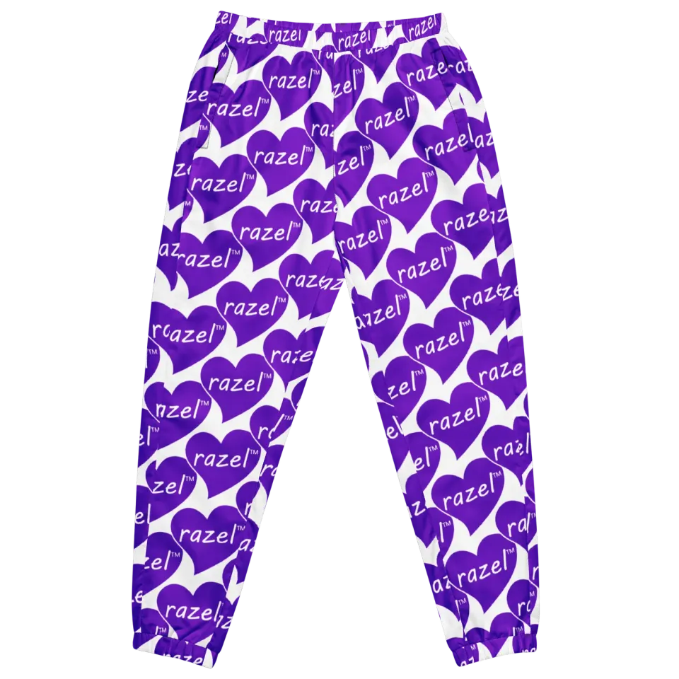 Razel Purple Hearted trainingsbroek zwart polyester