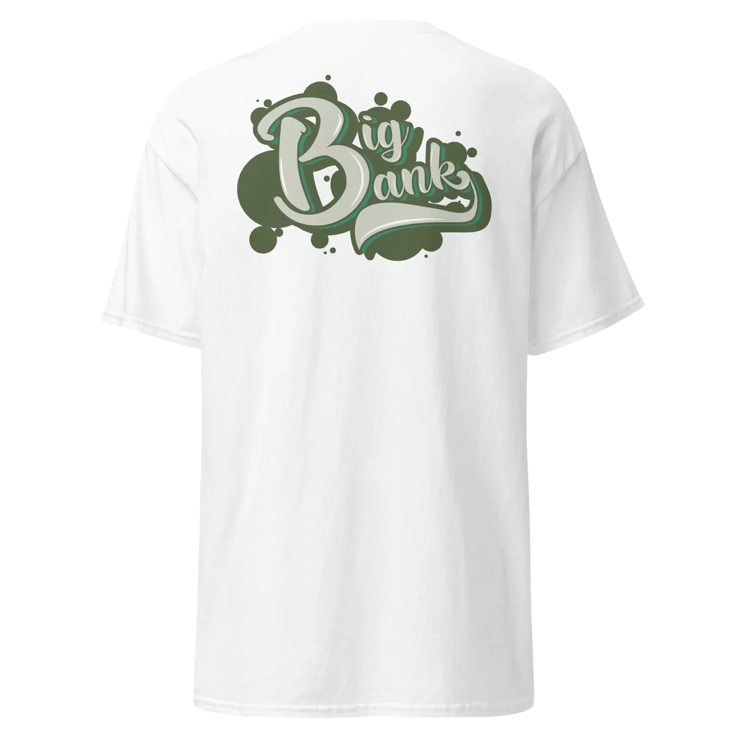 Razel Big Bank T-shirt zwart voor en achter print