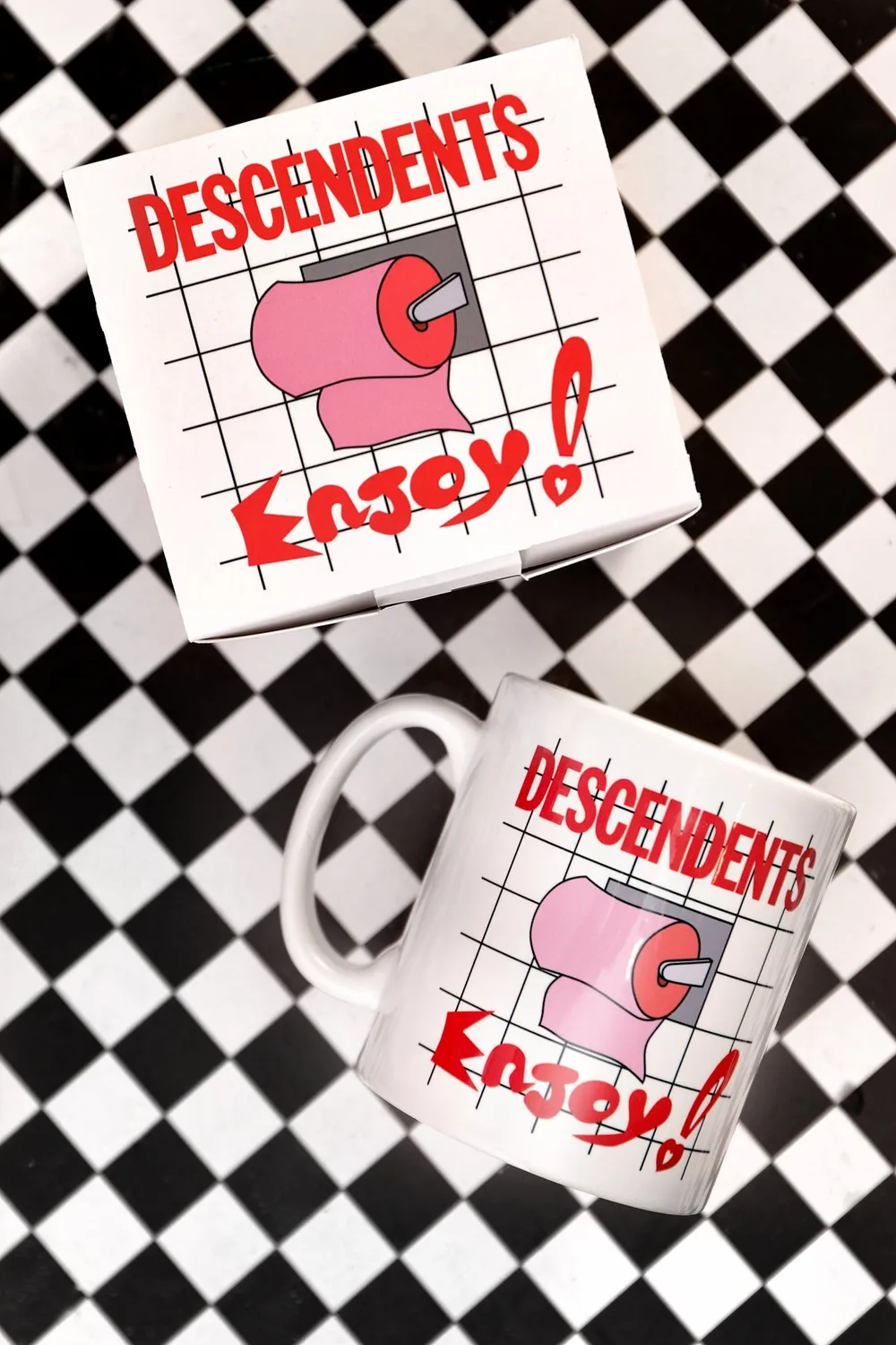 Descendents Enjoy! koffiemok wit 12 oz keramiek