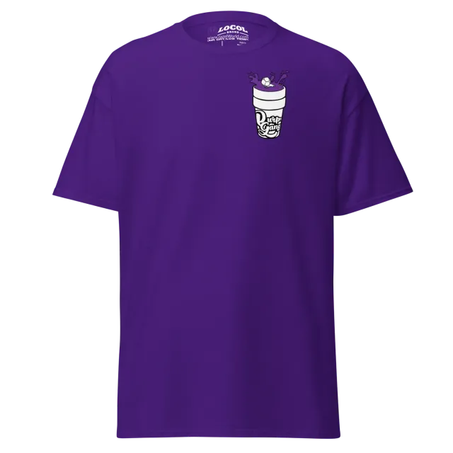 Purp Gang Double Cup T-shirt zwart katoen maat L