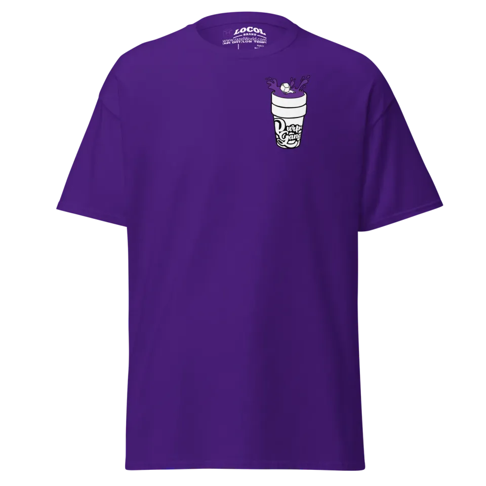 Purp Gang Double Cup T-shirt zwart katoen maat L
