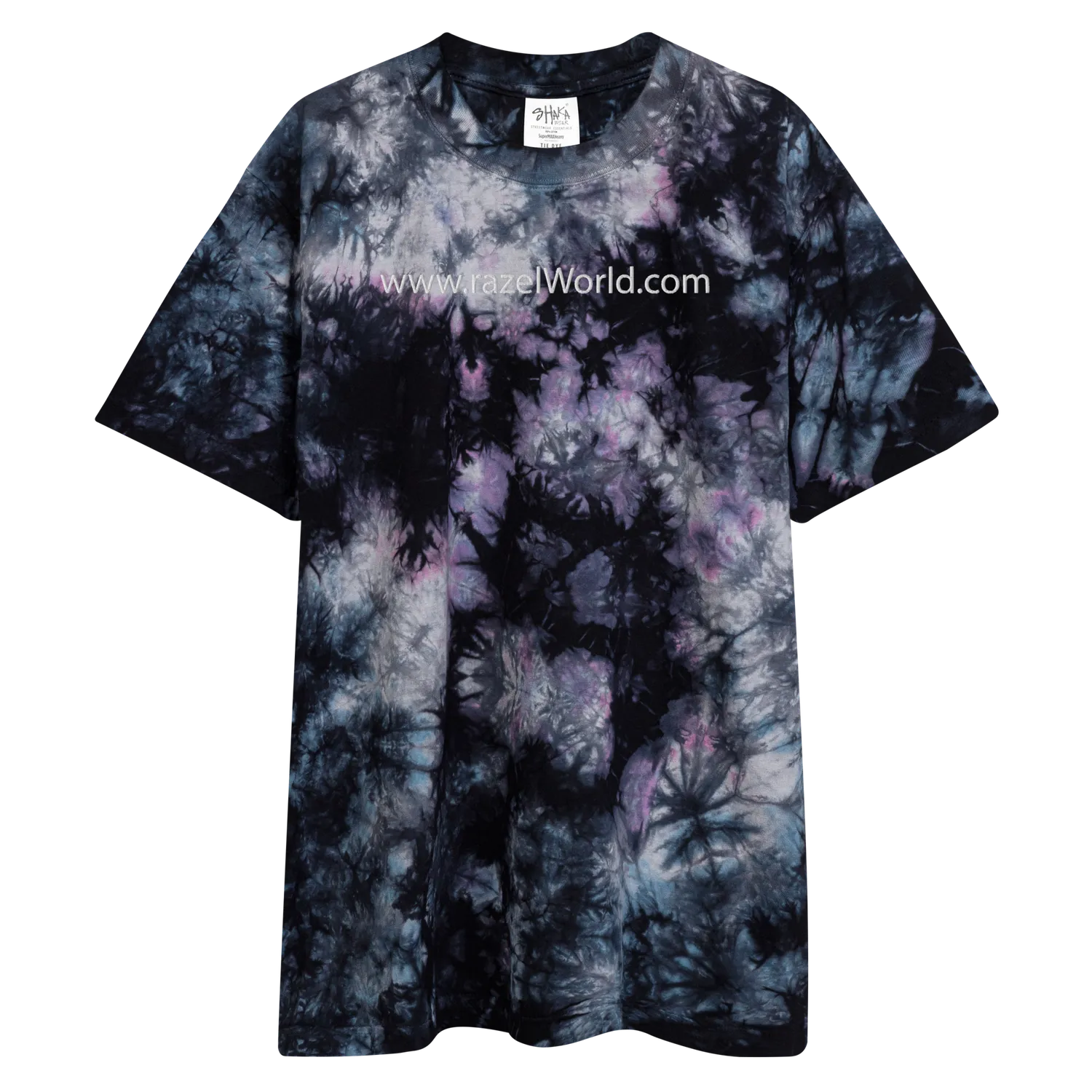 Razel www.razelWorld.com oversized T-shirt katoen rainbow