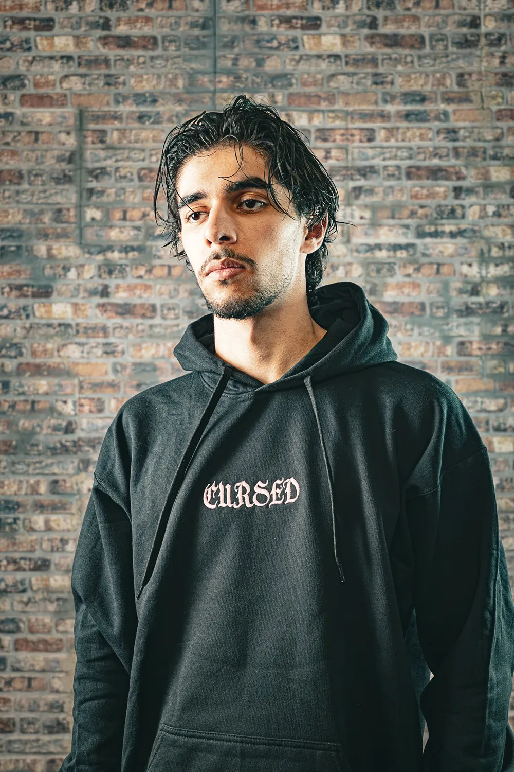 Paleface Swiss Bouquet Hoodie maat L geborduurd
