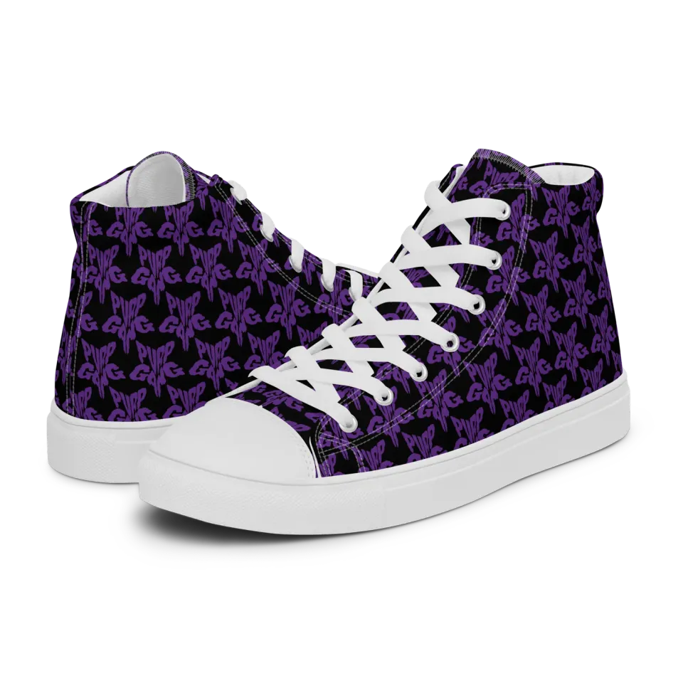 Razel Purp Gang Rock Star high-top sneakers canvas