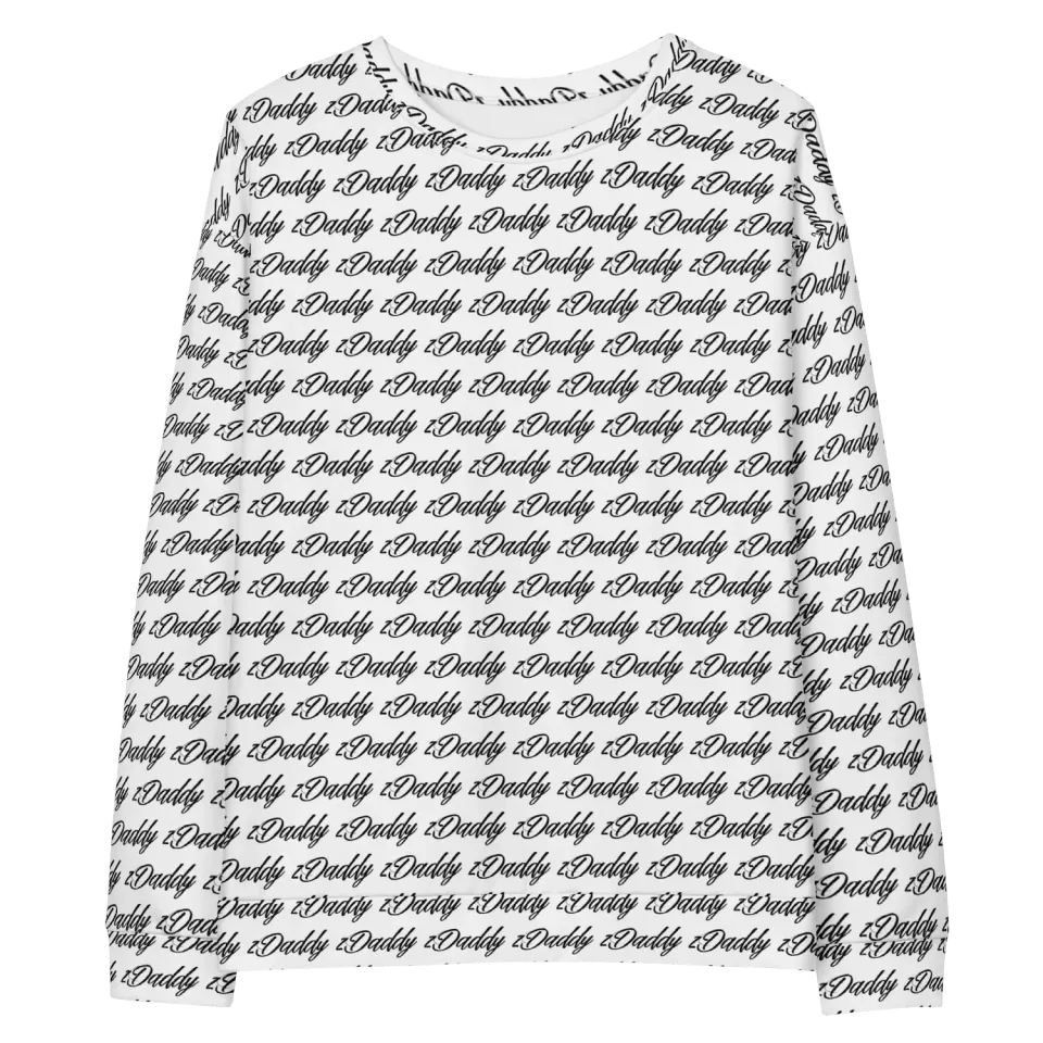 Razel zDaddy Motif Crewneck sweater unisex