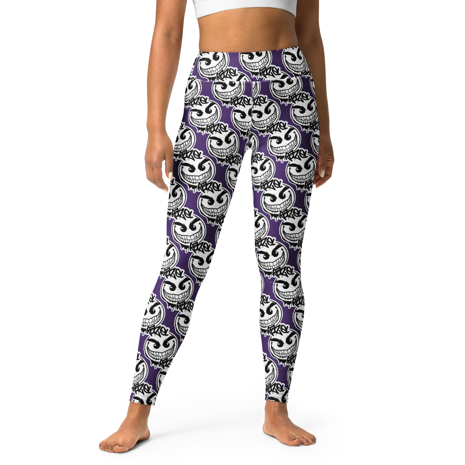 Razel Gang Drip Face Motif legging maat M stretch