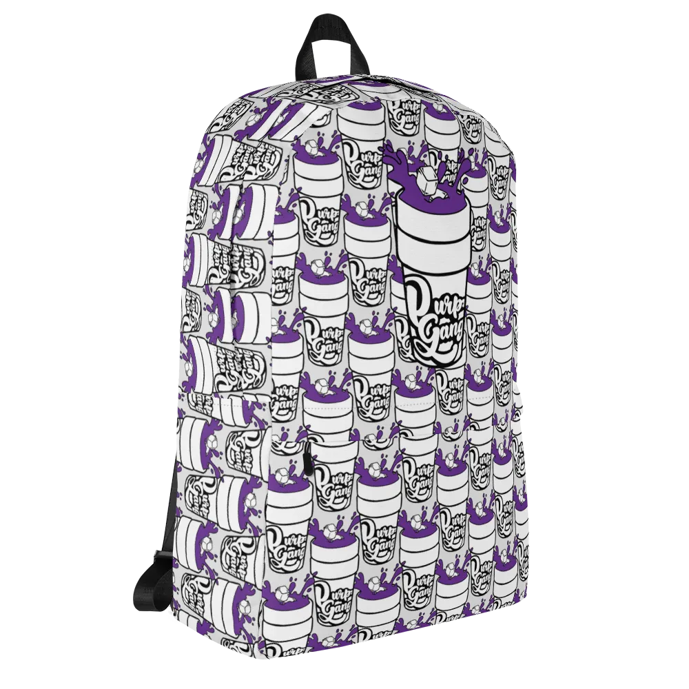 Razel Purp Gang Double Cup Motif Rugzak 15 inch