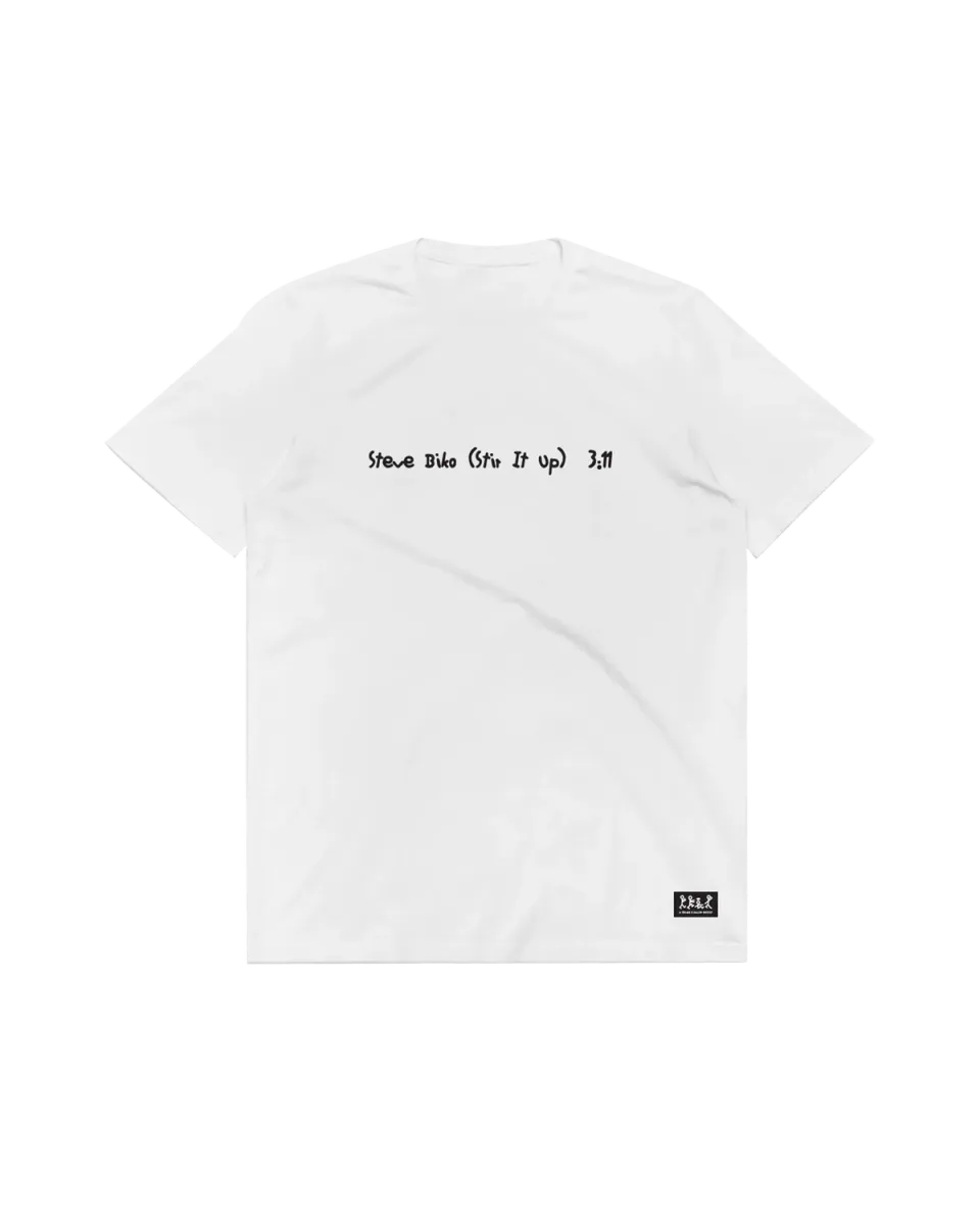 Tribe Called Quest Steve Biko T-shirt wit