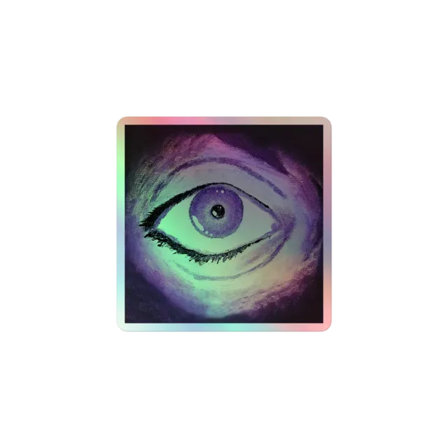 Razel Eye of razel sticker holografisch 3x3 inch