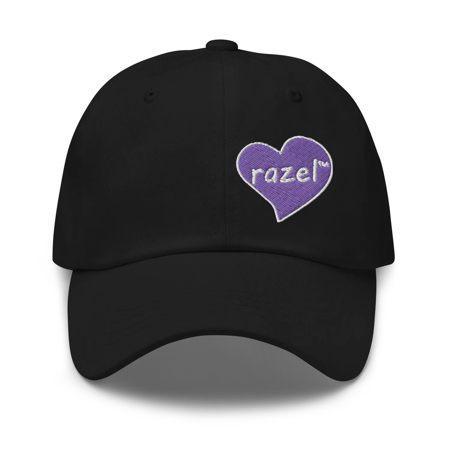 Razel Purple Hearted pet zwart verstelbaar