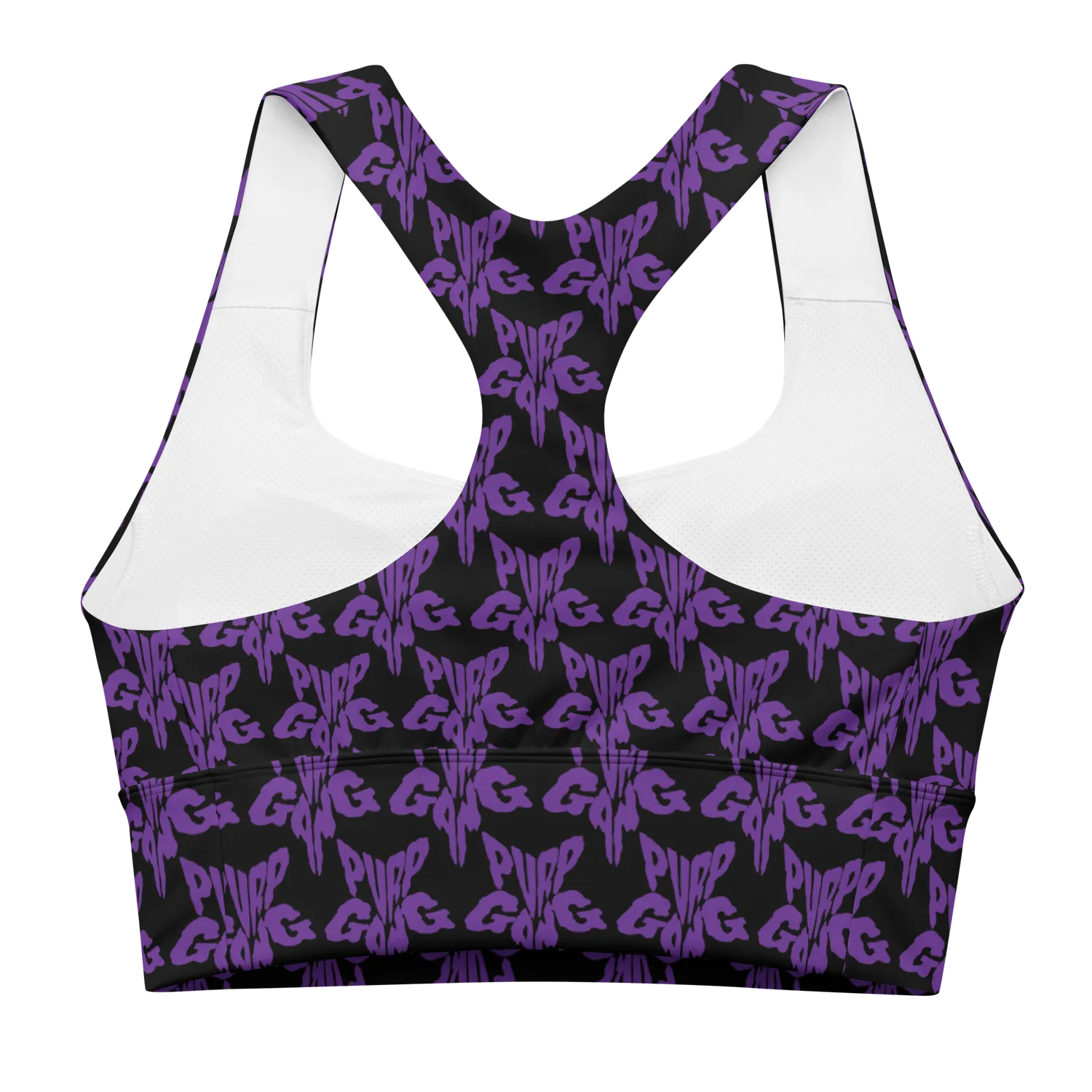 Razel Purp Gang Rock Star crop top sport zwart