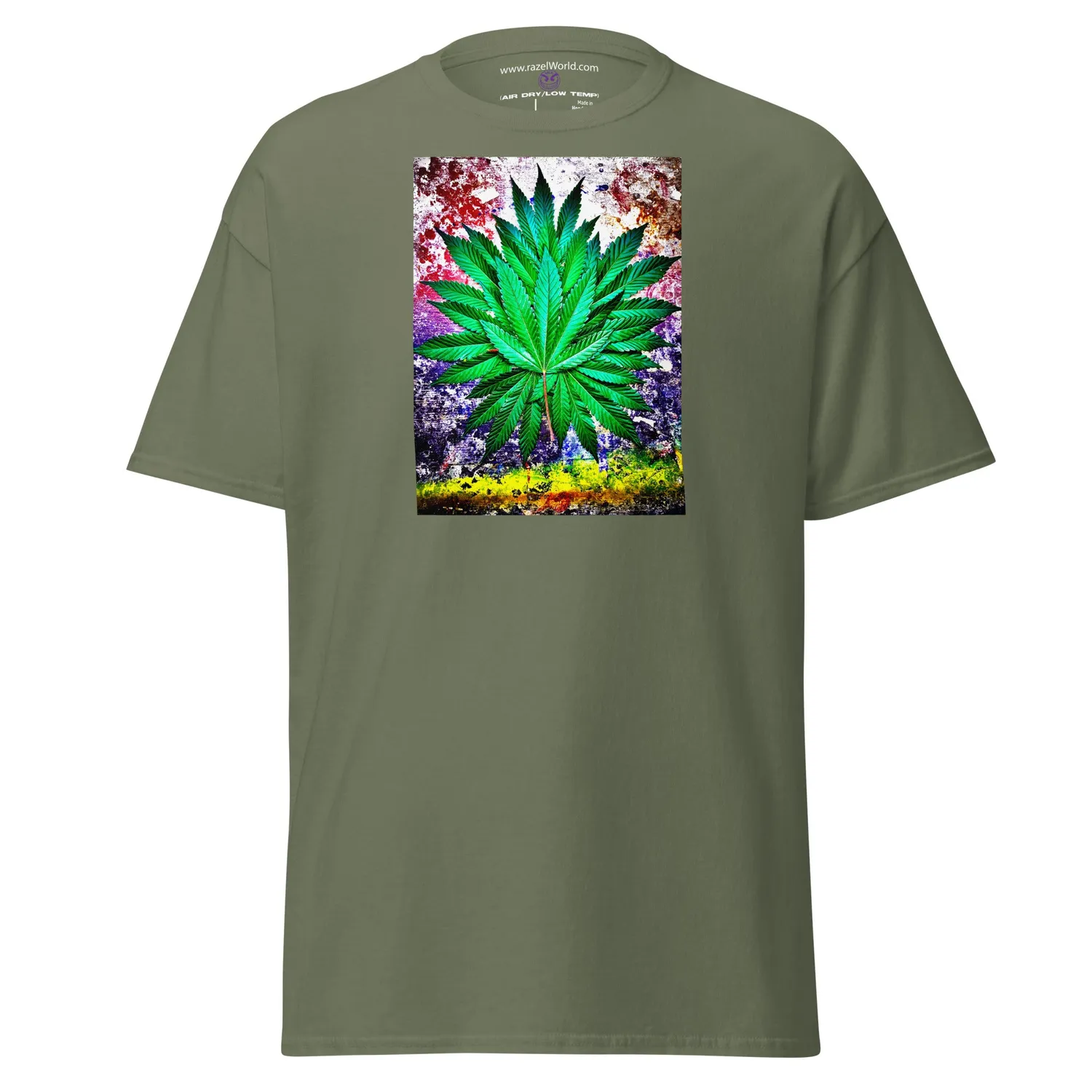 Razel Marijuana Tree Star Tee T-shirt katoen