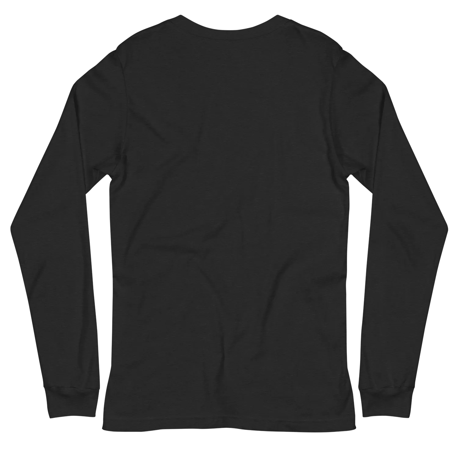 Razel Face QR Code longsleeve Black Heather katoen