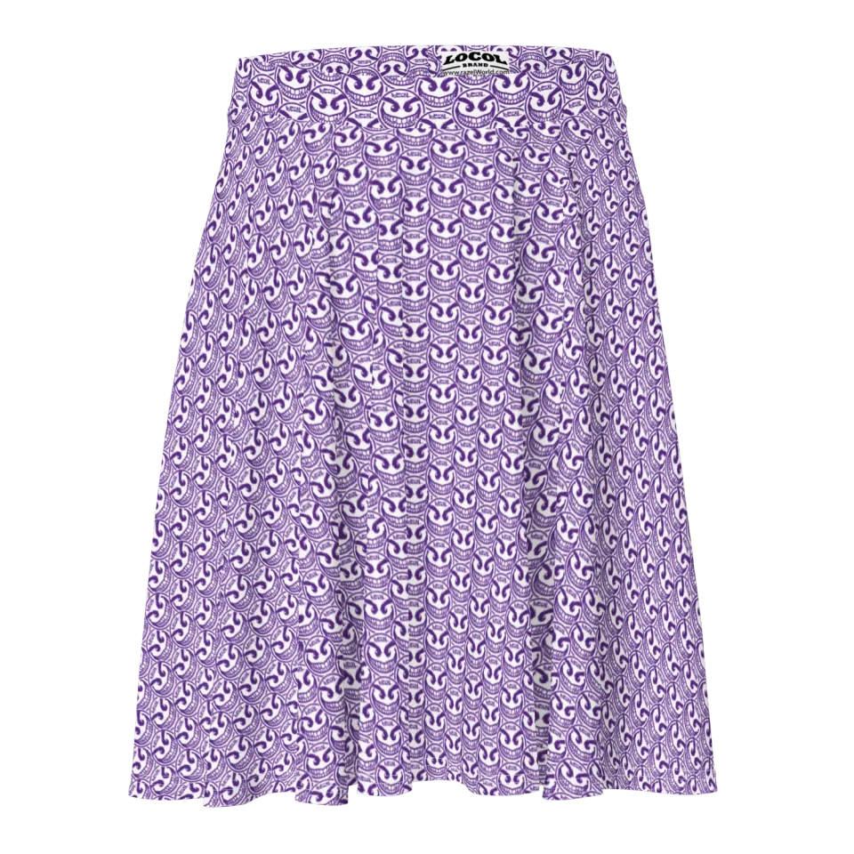 Razel Face Motif zonnrok M elastisch