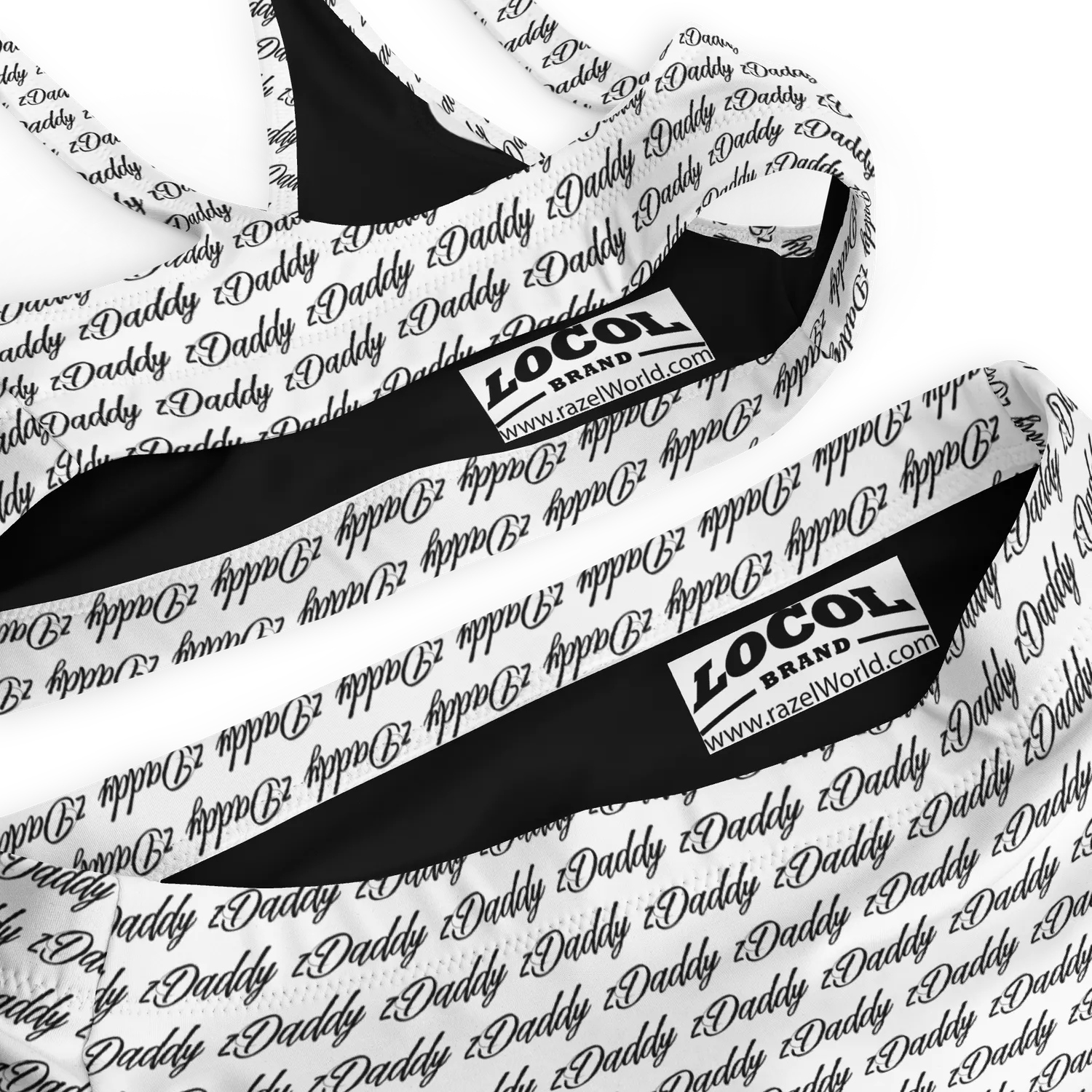 Razel zDaddy bikini tweedelig padded gerecycled zwart