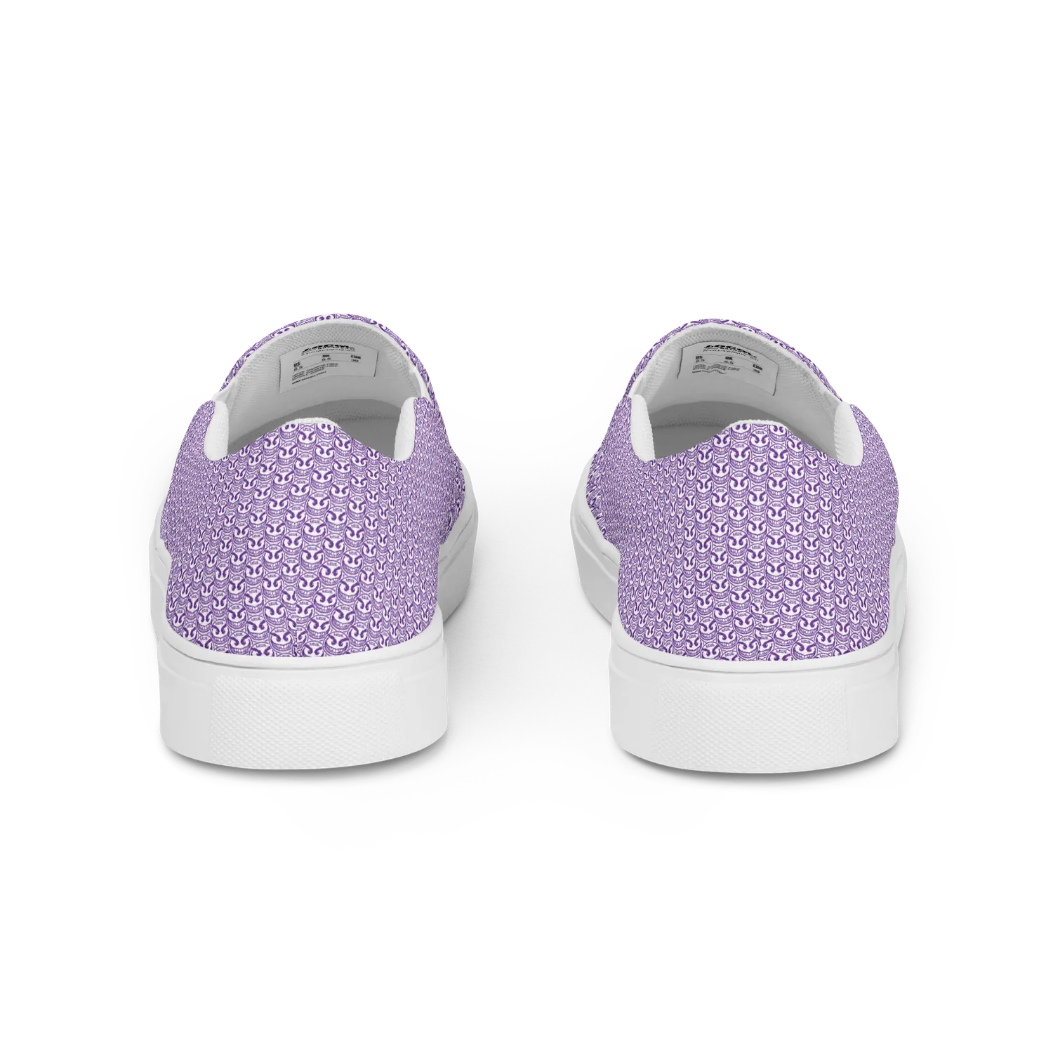 Razel Face Motif slip-ons canvas