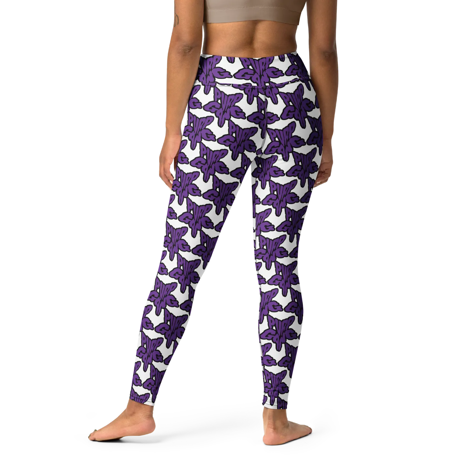 Razel Purp Gang Rock Star legging dames hoge taille