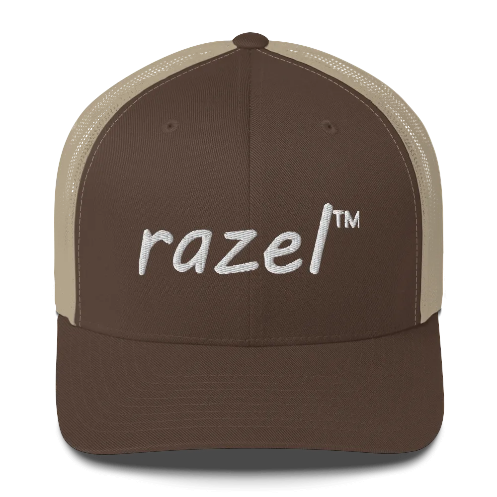 Razel trucker pet wit verstelbaar