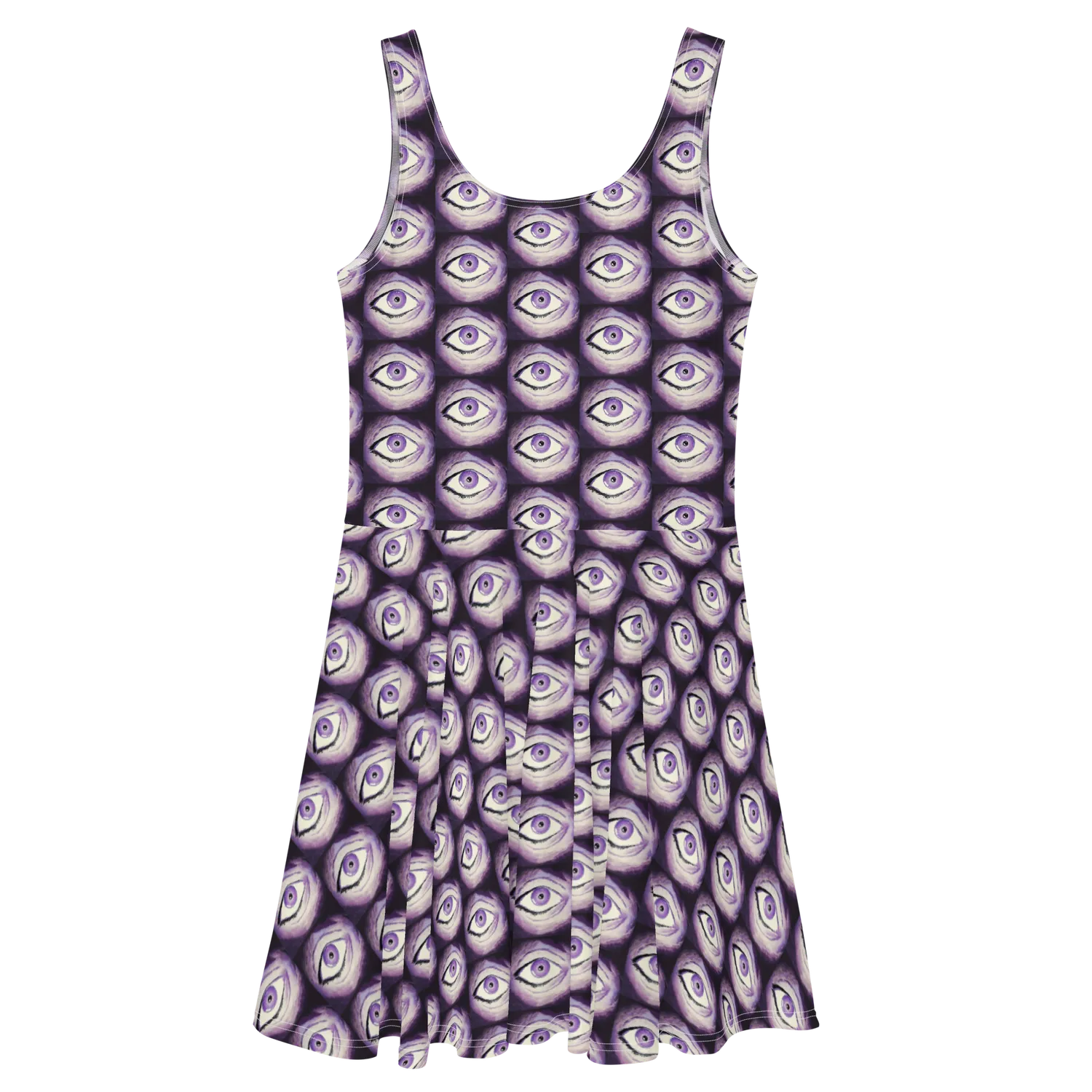 Razel Thousand Eyes Motif Sun Dress zonnejurk elastisch