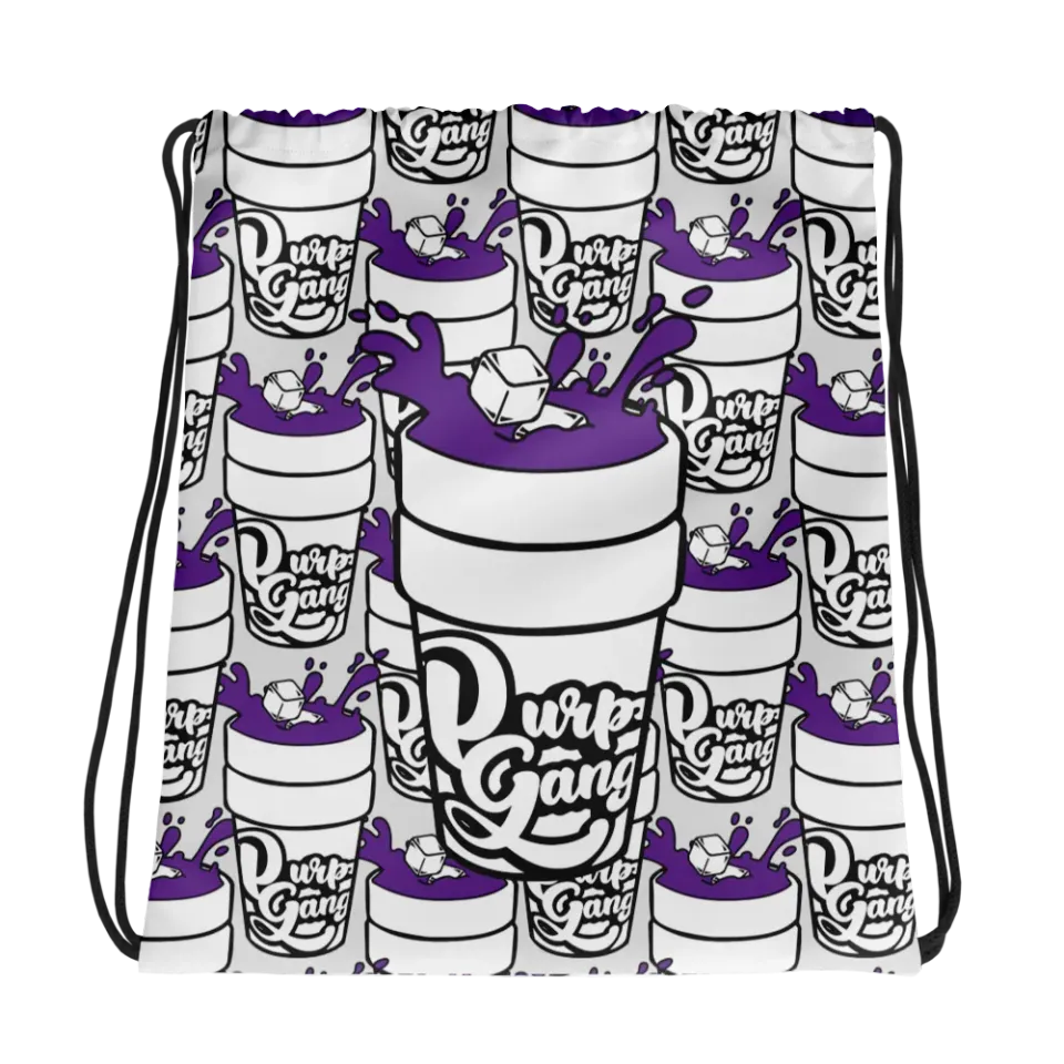 Razel Purp Gang Double Cup gymtas met trekkoord