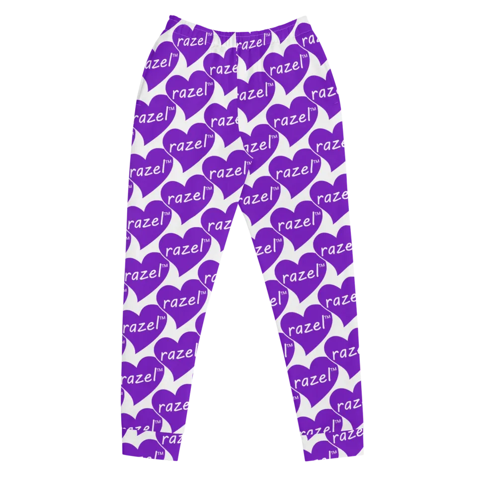 Razel Purple Hearted dames joggingbroek fleece