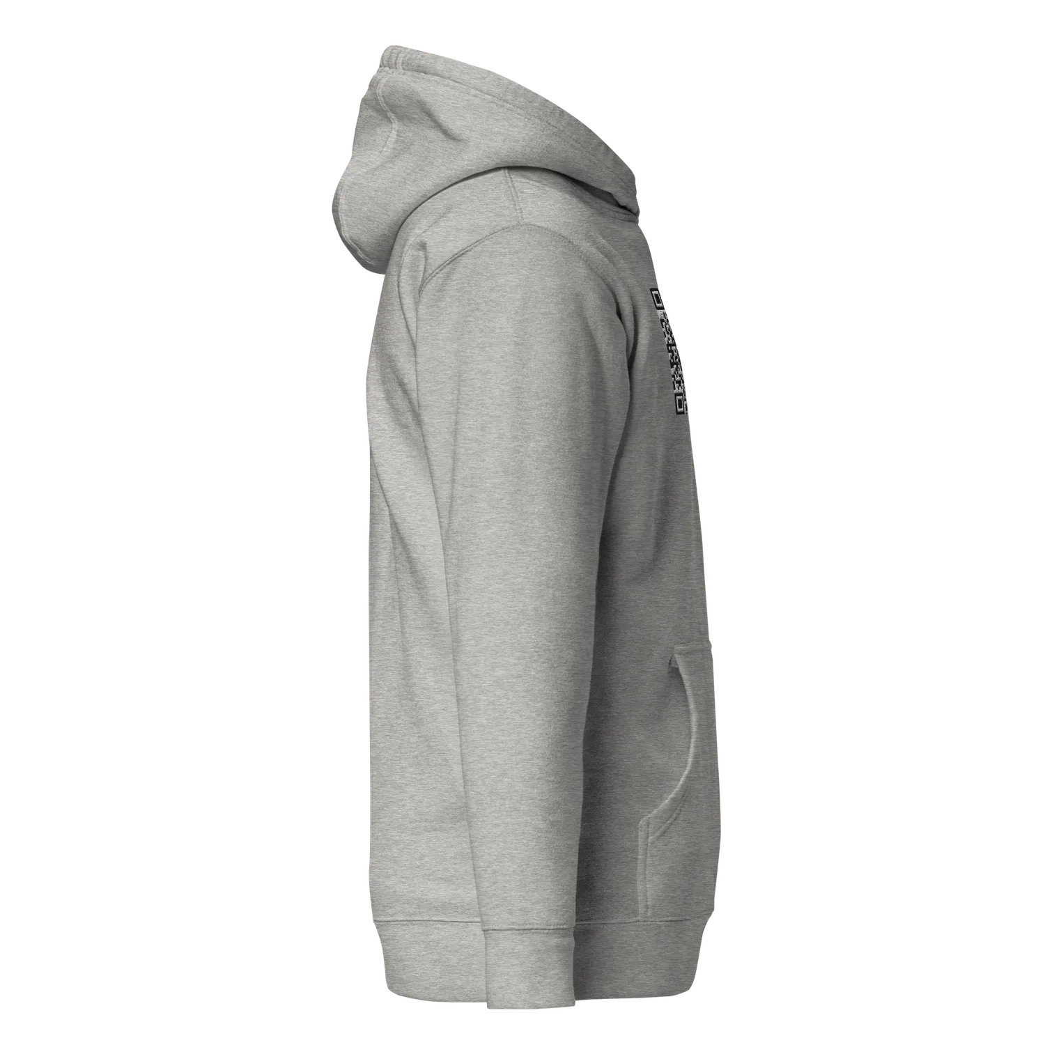 Razel Face QR Code hoodie zwart geborduurd maat M