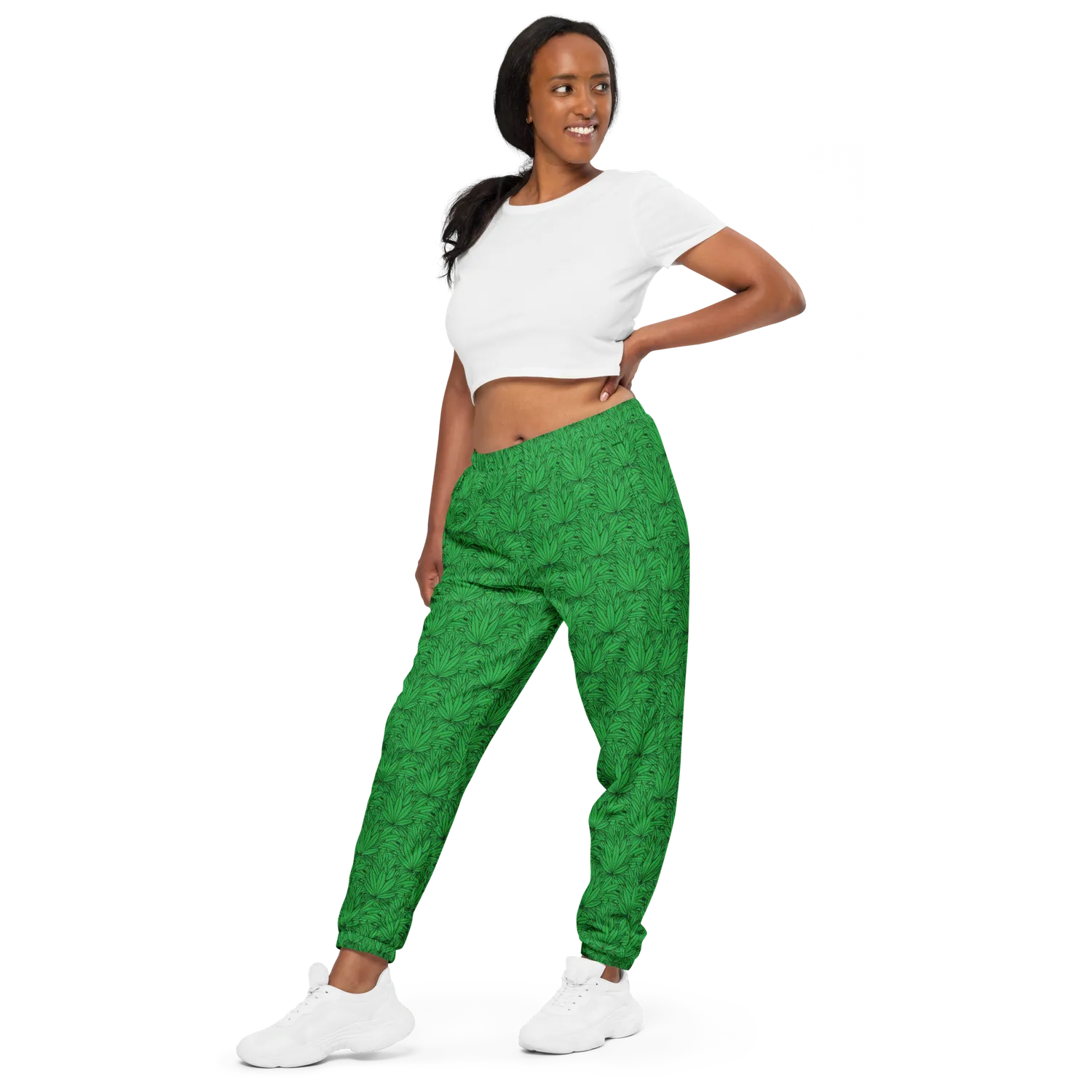 Razel Marijuana Tree Star Track Pants zwart joggingbroek