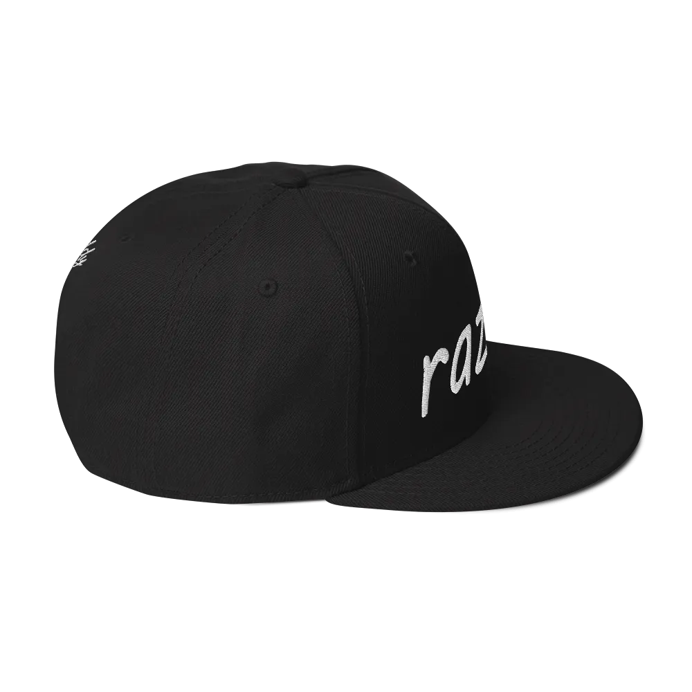 Razel witte snapback pet katoenmix
