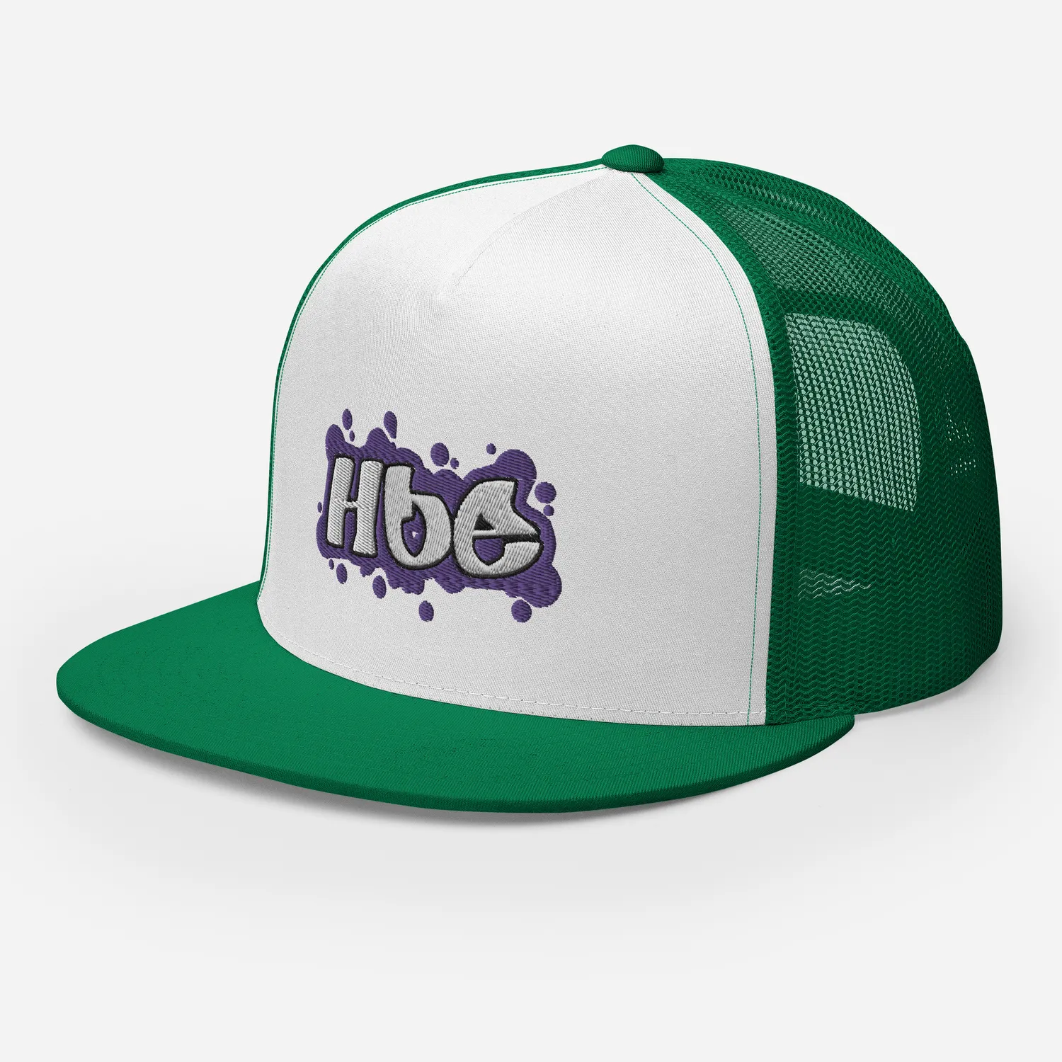 Razel Hoe Trucker Cap Black White snapback