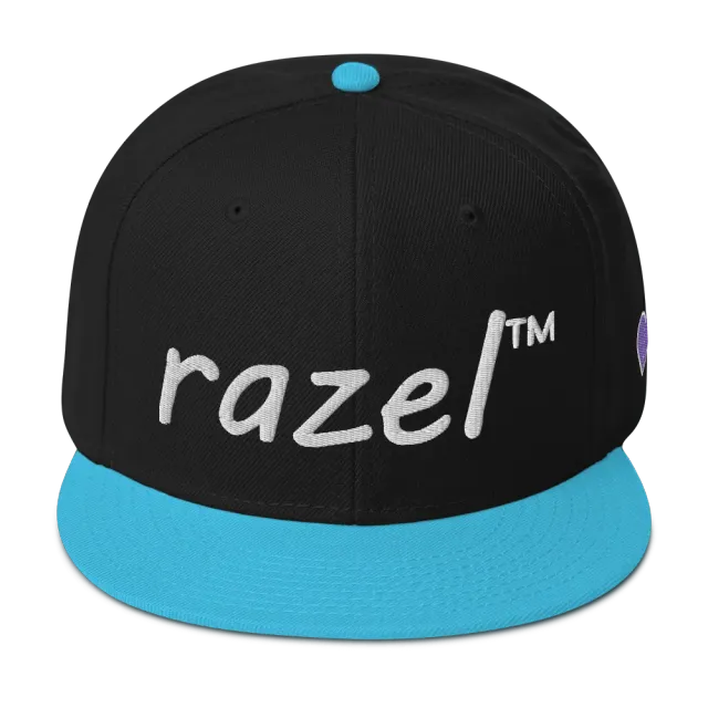 Razel witte snapback pet katoenmix