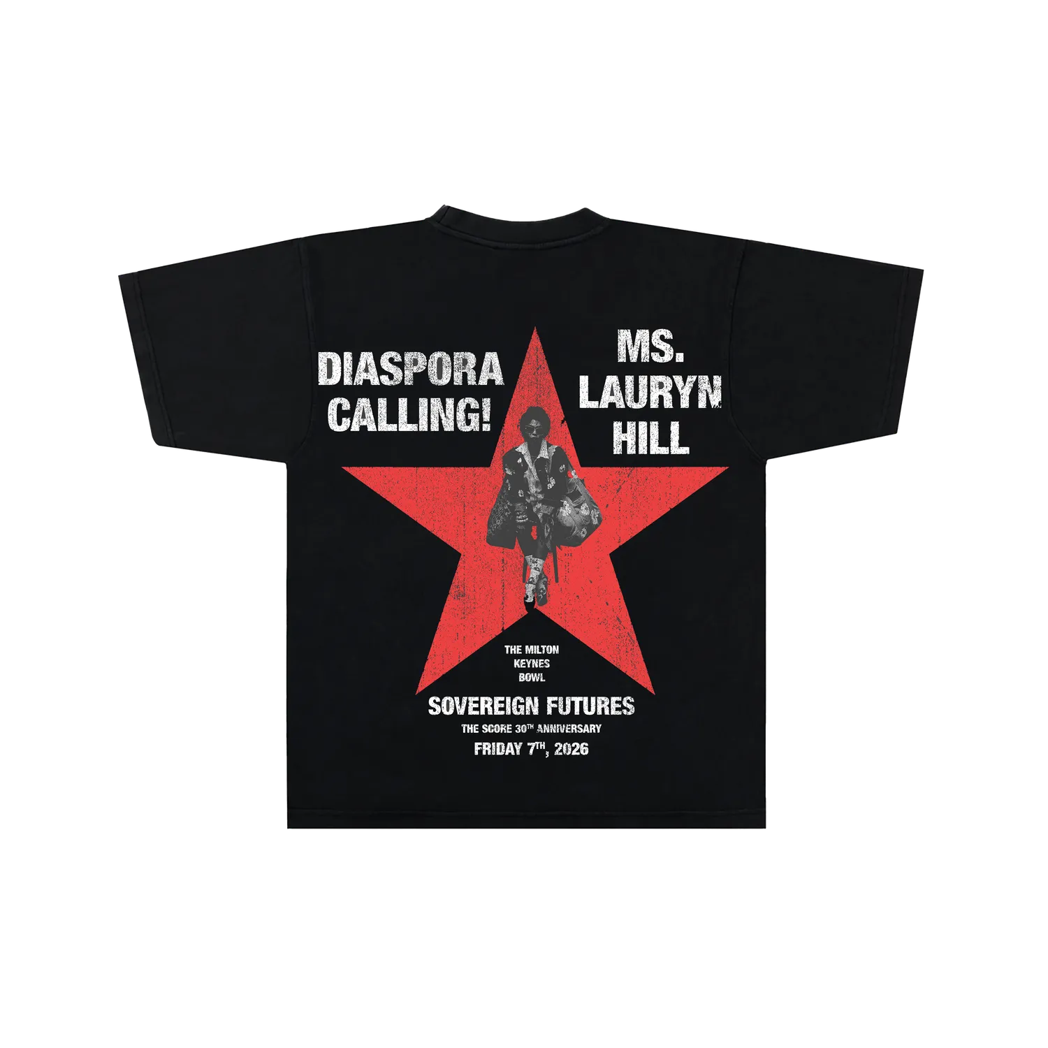 Lauryn Hill MLH DC Star t-shirt officiële tour