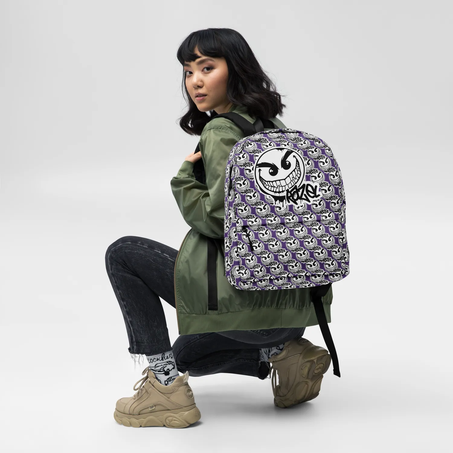 Razel Gang Drip Face Motif rugzak 15 inch laptop