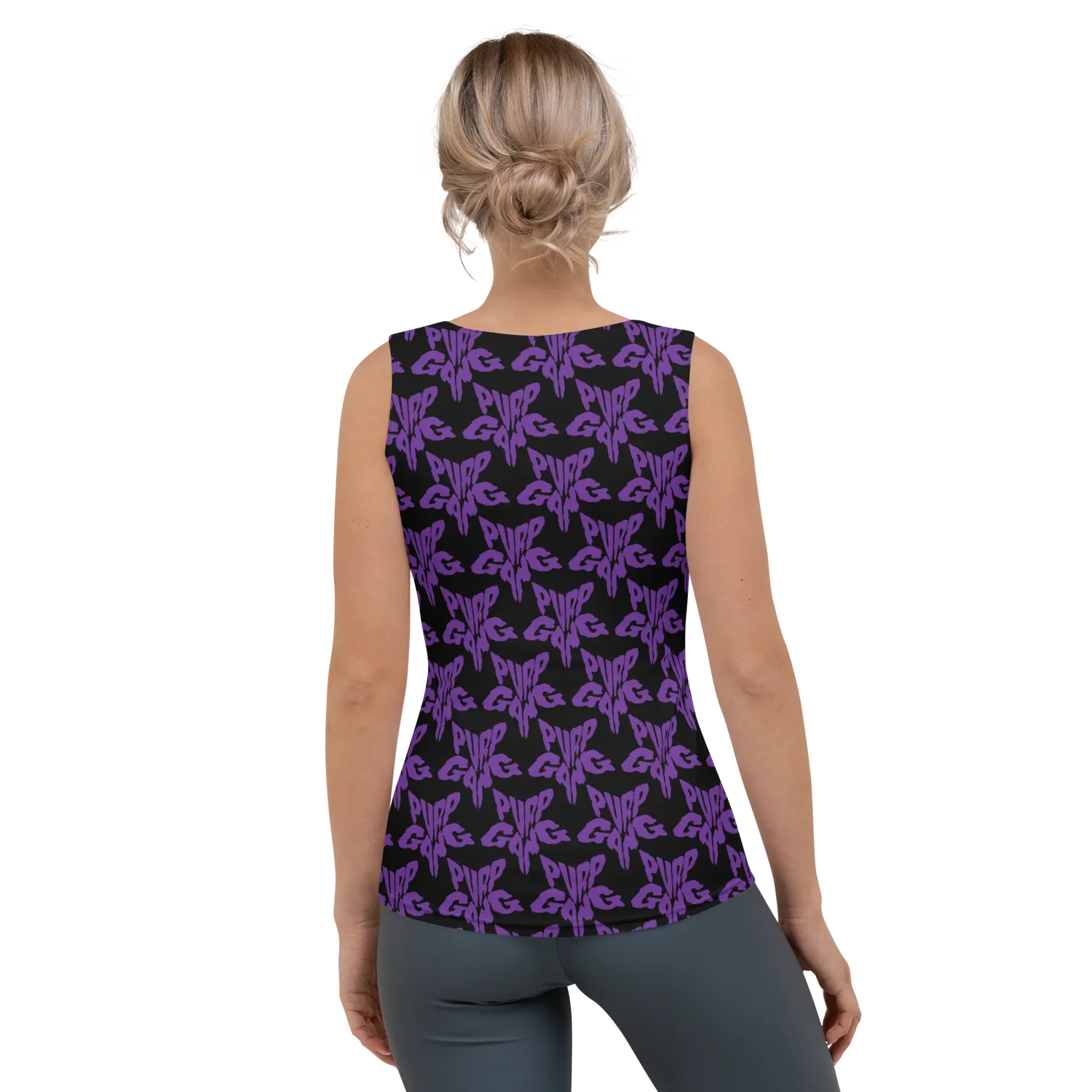Razel Purp Gang Rock Star Motif Tanktop dames