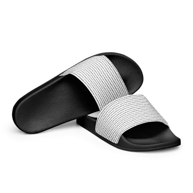 Razel www.RazelWorld slippers zwart met logo