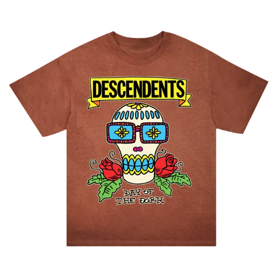 Descendents Day Of The Dork T-shirt oranje oil wash katoen
