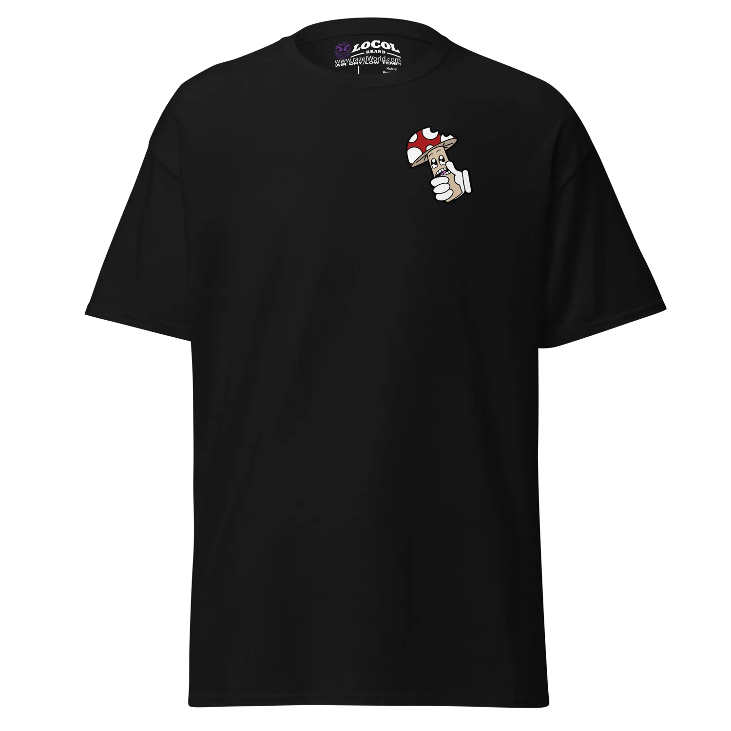 Razel Boom Bite t-shirt zwart borstprint S-5XL