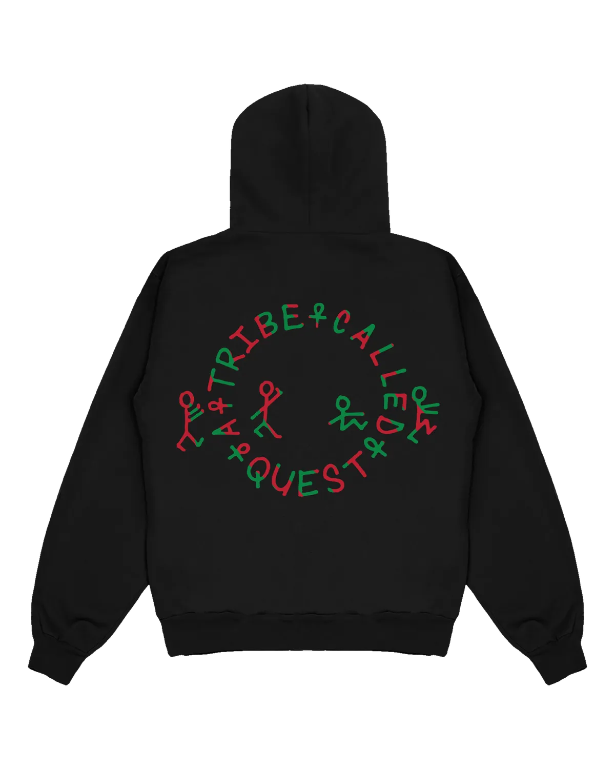 Tribe Called Quest Beats Rhymes and Life hoodie zwart fleece