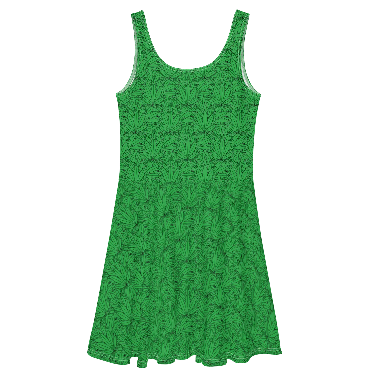 Razel Marijuana Tree Star zomerjurk skater stretch