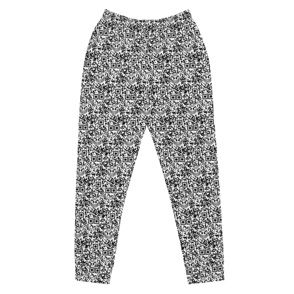 Razel Face QR Code Motif joggingbroek dames slim fit
