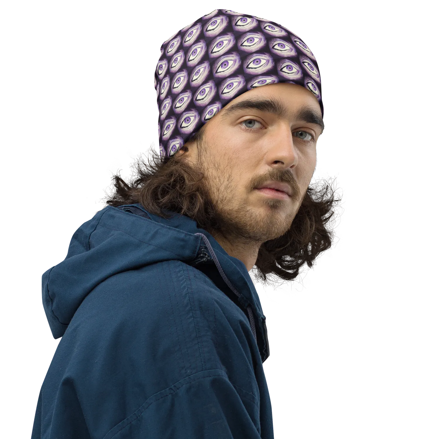 Razel Thousand Eyes Motif beanie dubbellaags