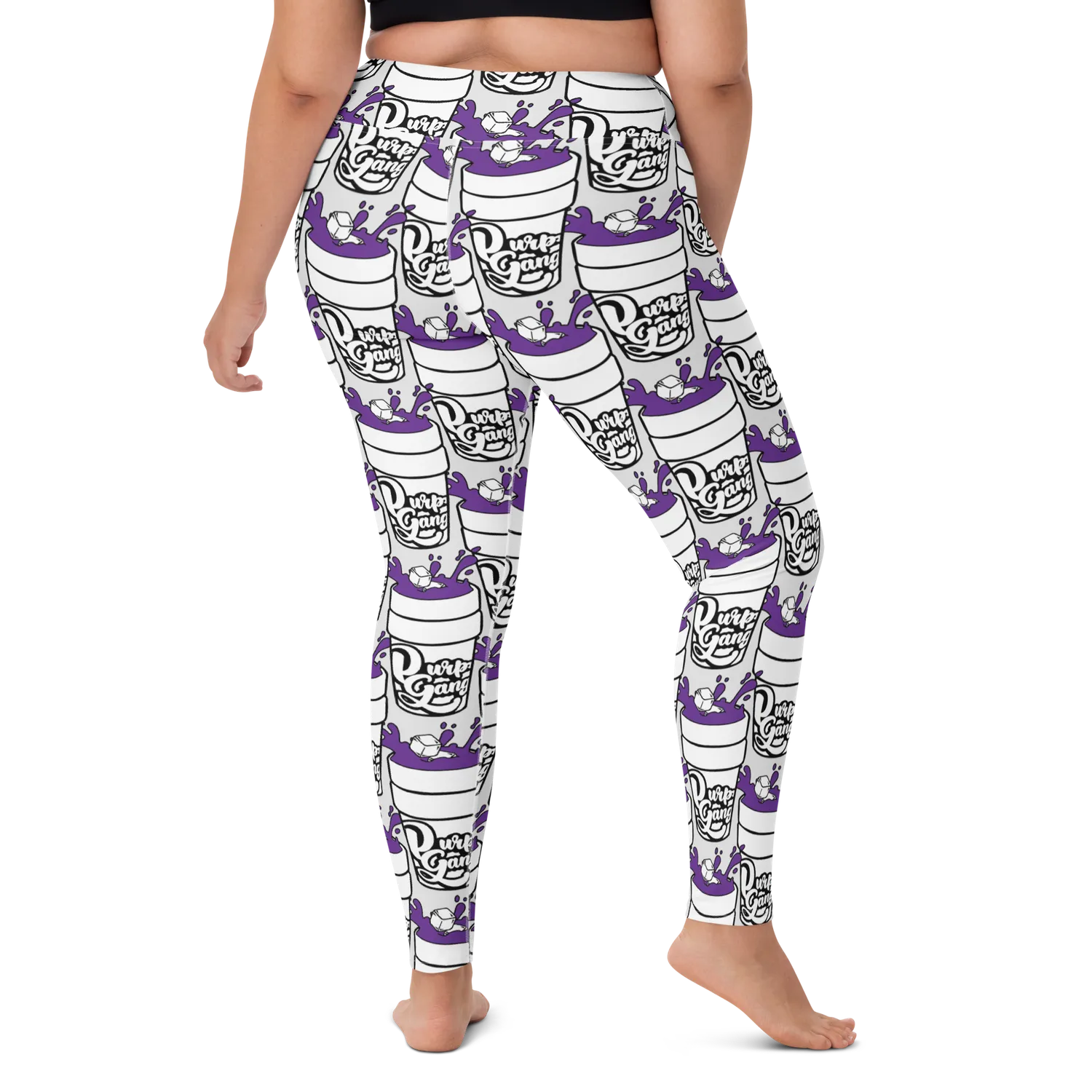 Razel Purp Gang Double Cup legging high waist