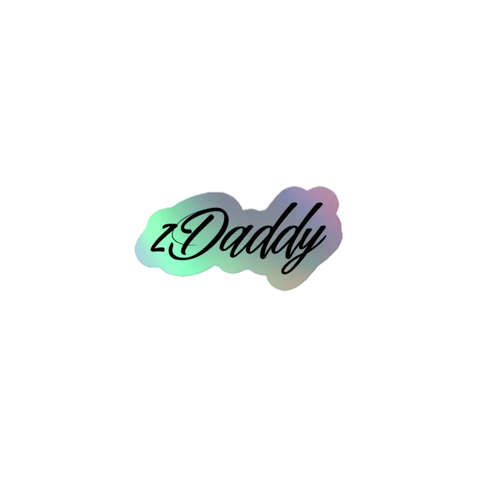 Razel zDaddy holografische sticker 3D vinyl