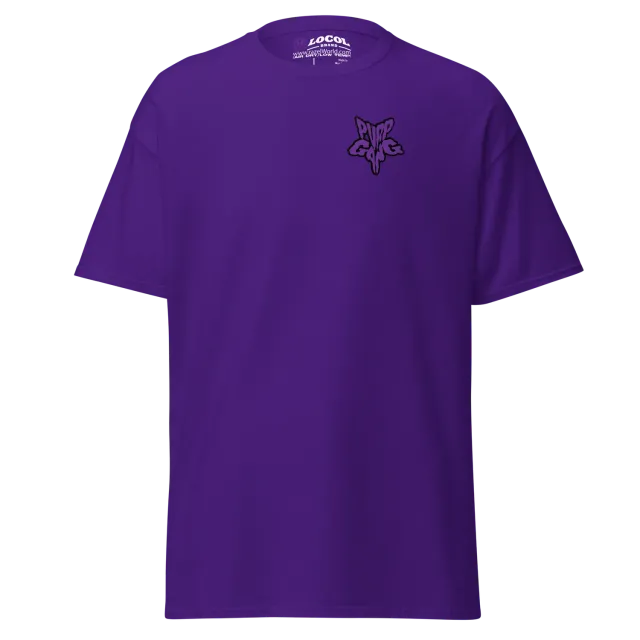 Razel Purp Gang Rock Star T-shirt voor achter zwart