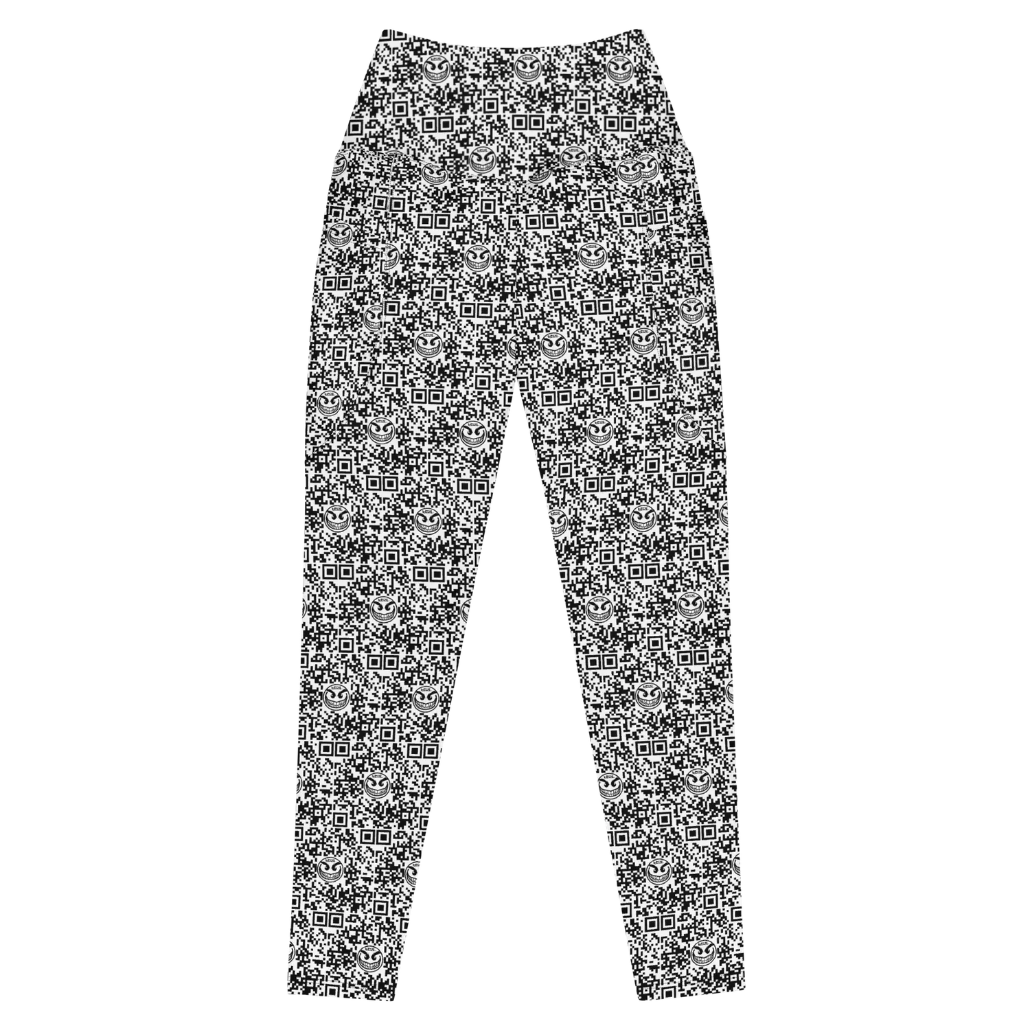 Razel Face QR Code Motif legging met zakken