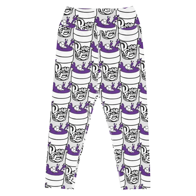 Razel Purp Gang Double Cup yoga capri driekwart high waist